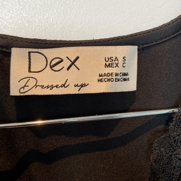 DEX , size SM , Maxi satin dress, NWT - Picture 3 of 6